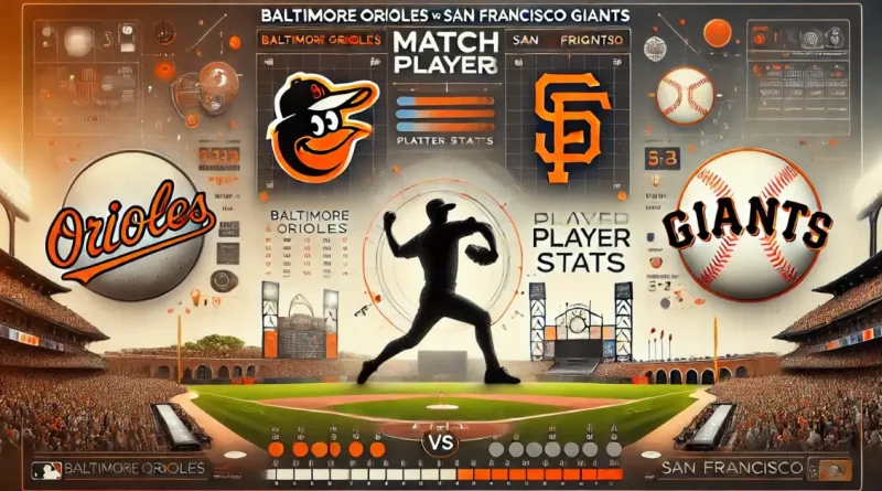 baltimore orioles vs san francisco giants match player stats